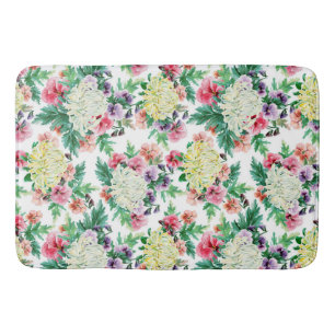 Farbliche Sommermuster der Blume Badematte