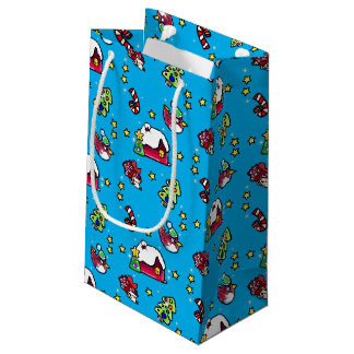 Farbliche und kartoonische Weihnachtsmuster Kleine Geschenktüte
