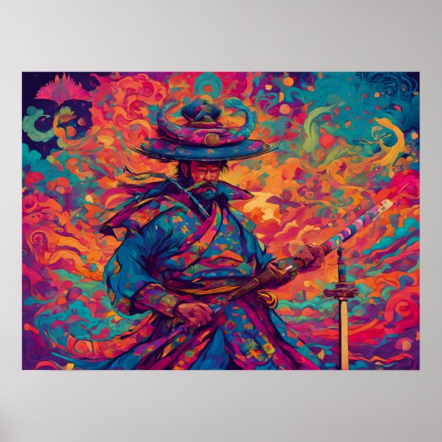 Farblicher Code: Samurai Poster (Vorne)