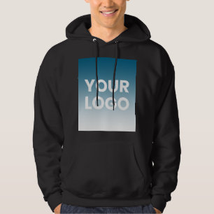 Farblicher Hintergrund Weiße Farbe und Ihr Logo Hoodie
