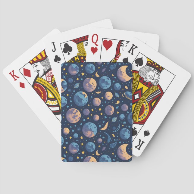 Farblicher Raum Spielkarten (Rückseite)