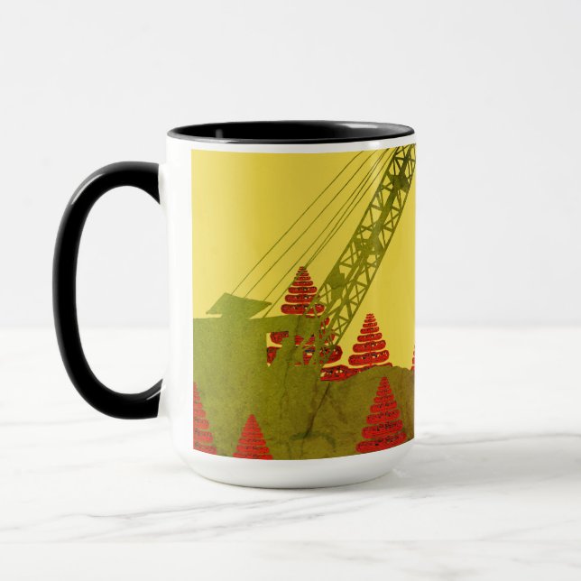 FARBLICHER STOLZ, ALS BETRIEBSKRANE ZU SEIN TASSE (Links)