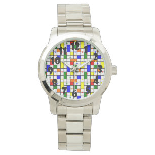Farbliches Kreuzwort Armbanduhr