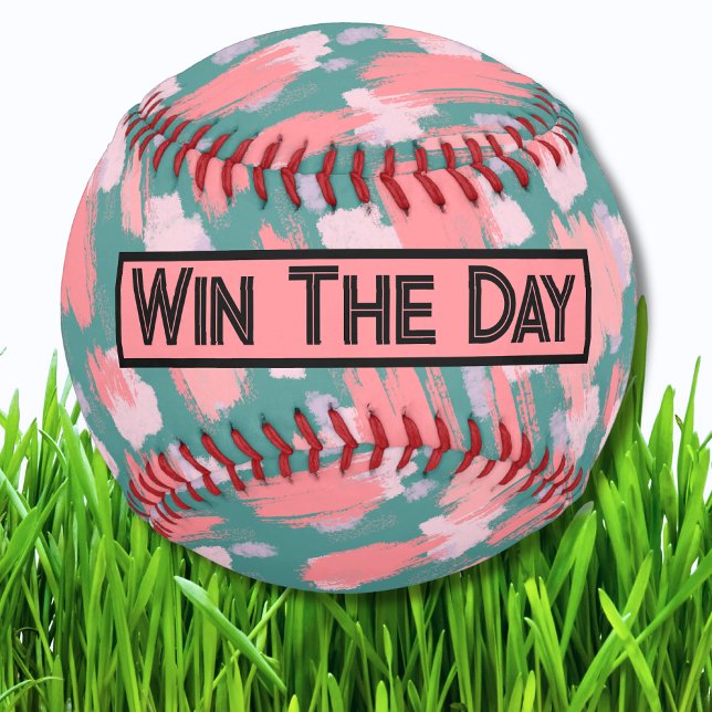 Farbliches Muster Baseball (Inspirational Colorful Brushstrokes Pattern Baseball )