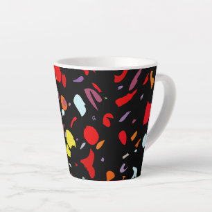 Farbliches Muster Milchtasse