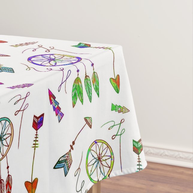 Farbliches Muster Tischdecke (Beispiel)