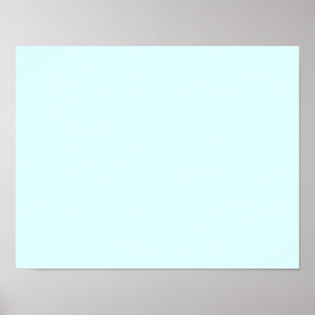 Farblichtcyan Poster (Vorne)