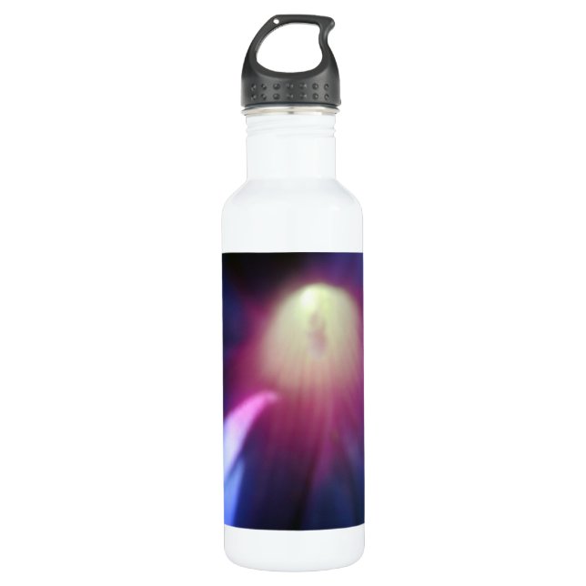 Farblose Stahlwasserflasche Edelstahlflasche (Vorderseite)