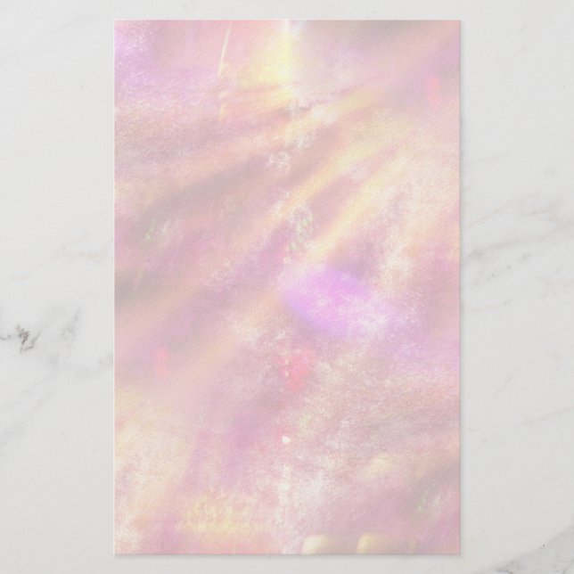 farbloser Hintergrund lila, rosa Briefpapier (Vorderseite)