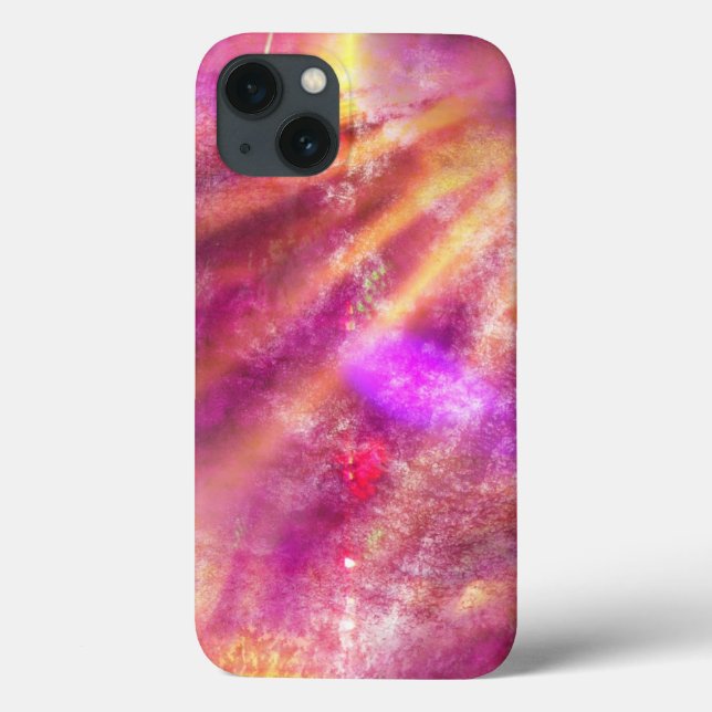 farbloser Hintergrund lila, rosa Case-Mate iPhone Hülle (Rückseite)
