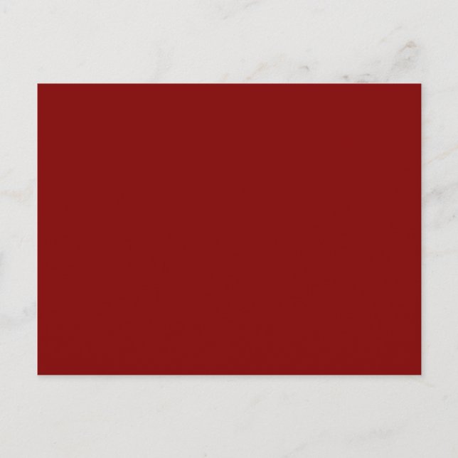 Farbmaroon Postkarte (Vorderseite)