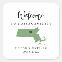 Farbmassachusetts zum Hochzeitsempfang oder -kiste