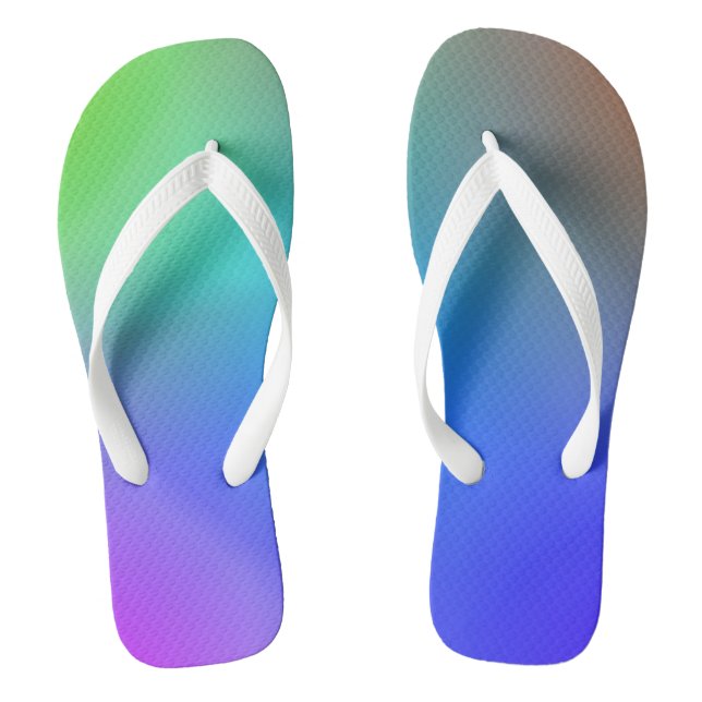 Farbmischung 2 Flip Flops (Fußbett)