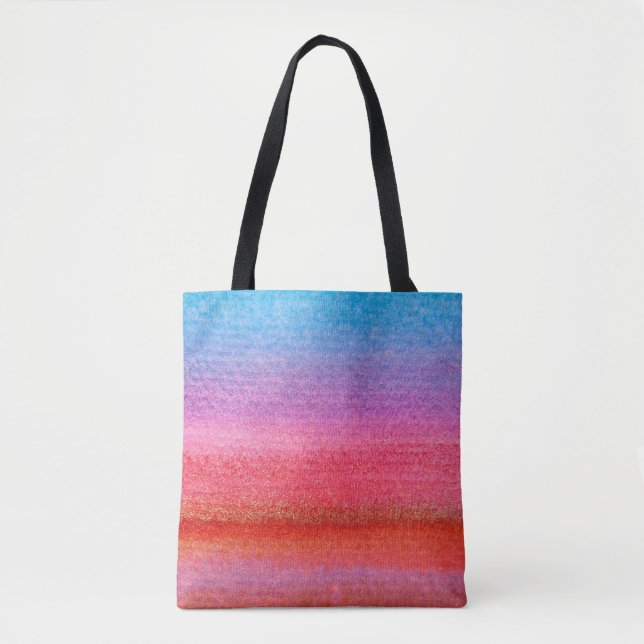 Farbmischung - Rot und Blau Tasche (Vorderseite)
