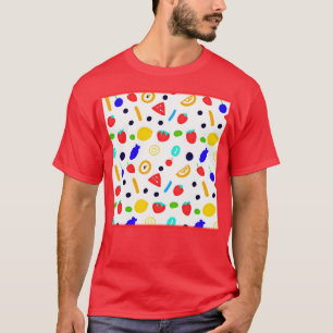 Farbmischung tropischer Früchte T-Shirt