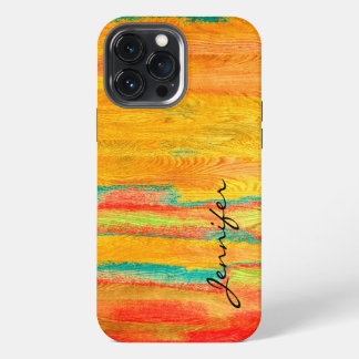 Farbmodern Holzmaserung Look #8 iPhone 13 Pro Max Hülle