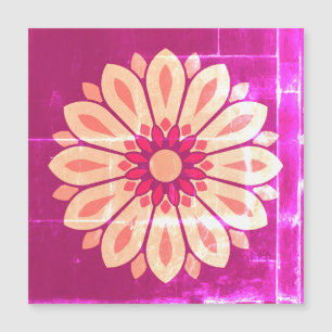 FARBMODERNE BLUME GIFT DAUGHTER SISTER MAMA MAGNETKARTE