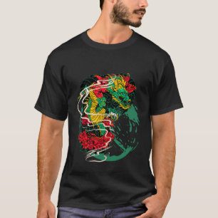 Farbmosaik Afrika T-Shirt Design