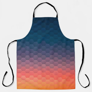 Farbmosaik. Geometrischer Hipster-Retro-Hintergrun Schürze