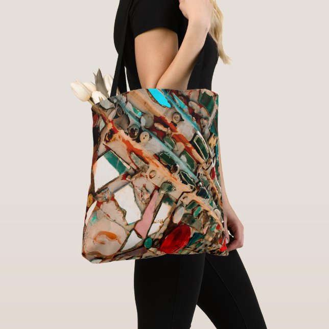 Farbmosaik Tasche (Von Nahem)
