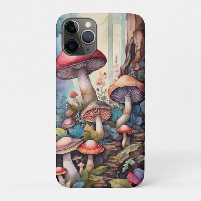 Farbmushrooms-Tasche Case-Mate iPhone Hülle (Rückseite)