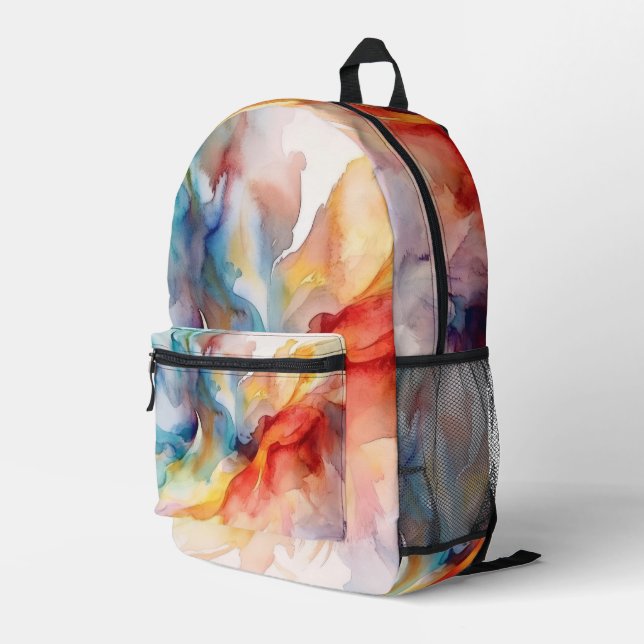 Farbmuster Bedruckter Rucksack (Rückseitige Ecke Rechts)