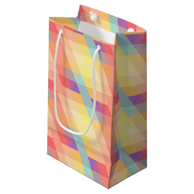 Farbmuster Kleine Geschenktüte (Vorderseite Schrägansicht)