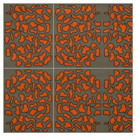 Farbmuster orange und braun stoff