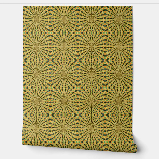 Farbmuster Ornamente Tapete (Abrollen)