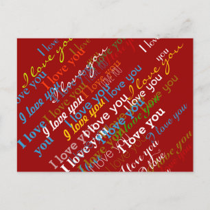 Farbmuster Postkarte