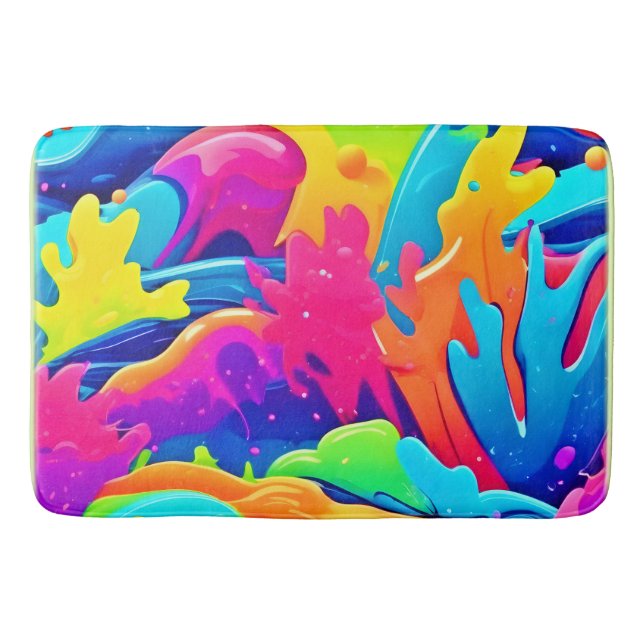 Farbnebel Badematte (Vorderseite)