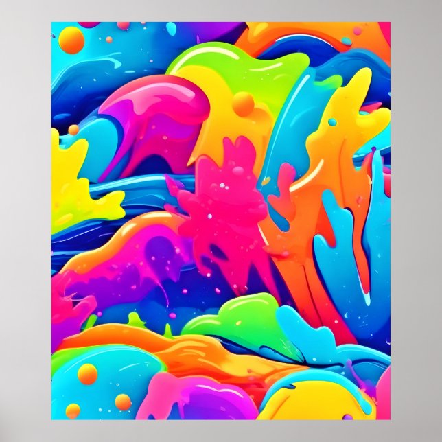 Farbnebel Poster (Vorne)