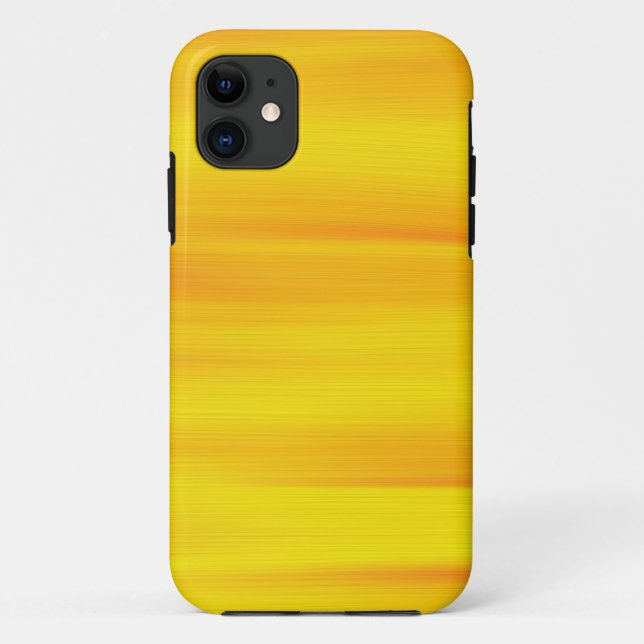 Farborange Gelber Hintergrund Case-Mate iPhone Hülle (Rückseite)