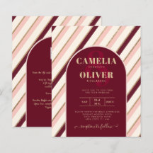Farbpalette Burgundy Pink Gold Hochzeit