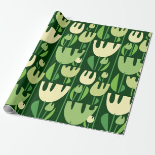 Farbpalette der Tulips Geschenkpapier