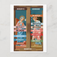 Farbpalette für die Ankündigung durch F. Lippi