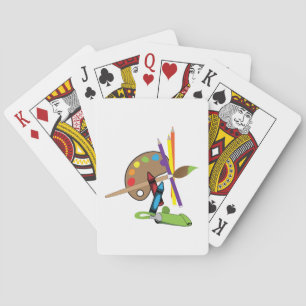 Farbpalette für Künstler Spielkarten