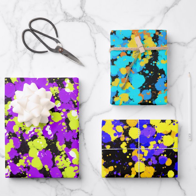 Farbpalette Geschenkpapier Set (Vorderseite)