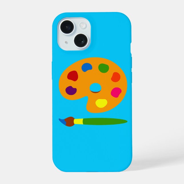 Farbpalette iPhone 15 Hülle (Rückseite)
