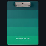 Farbpalette Klemmbrett<br><div class="desc">Ein schlichtes und elegantes Design mit einem Muster aus grünen Streifen.</div>