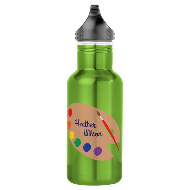 Farbpalette Niedliche Kinder Wasserflasche mit Nam (Rechts)
