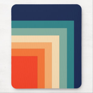 Farbpalette Retro-70er Mousepad