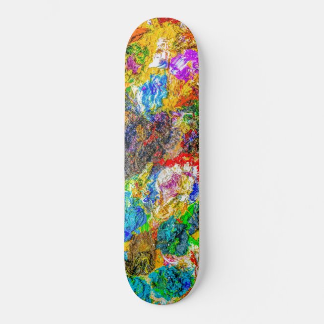 Farbpalette Skateboard (Vorderseite)