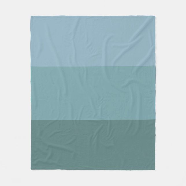 Farbpaletten, blaue Pastellfarben Fleecedecke (Vorderseite)