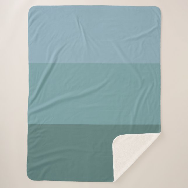Farbpaletten, blaue Pastellfarben Sherpadecke (Vorderseite)
