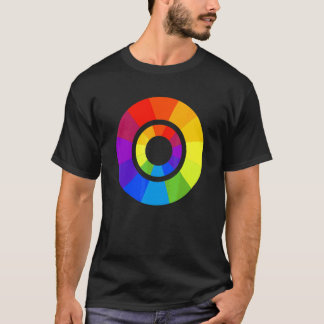 Farbpaletten-Kreis-Maler-Lehrer-Design T-Shirt