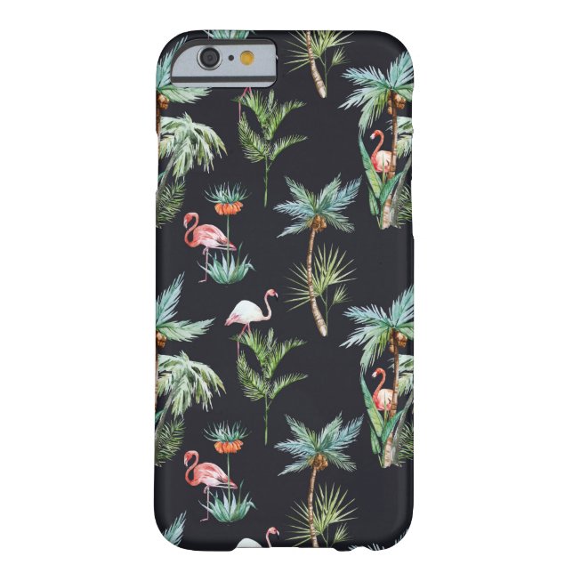 Farbpalmenmuster Case-Mate iPhone Hülle (Rückseite)