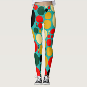 Farbpolka-Punkte-Muster #17 Leggings