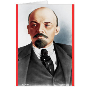 Farbportrait von Lenin
