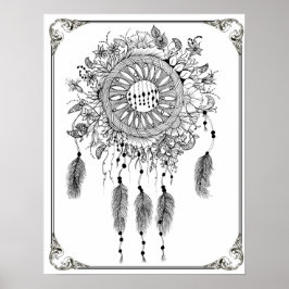 Farbposter "MrsDee's Dreamcatcher Liebe1" Poster